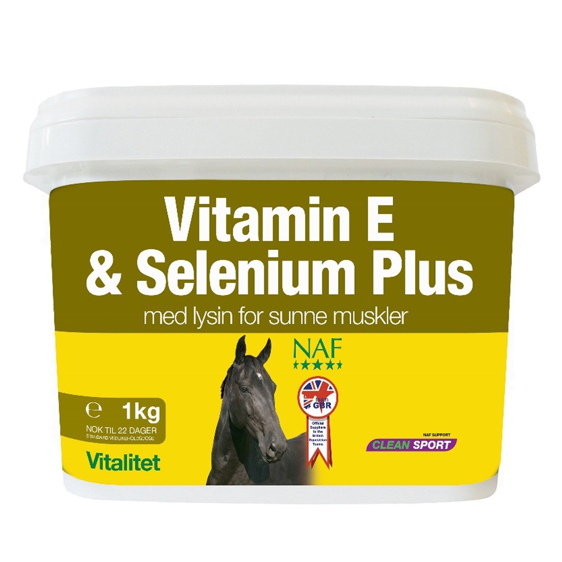 NAF Vitamin E & Selenium Plus Fôrtilskudd PG ROOS